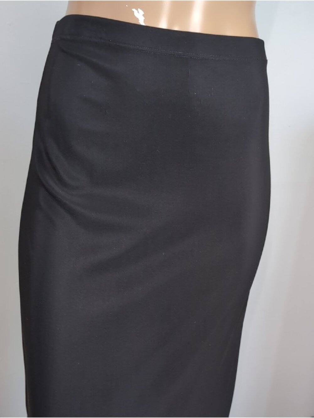 Miss California Black Maxi Skirt Vintage Womens Plus Size 1XL Tube Made in USA - Picture 3 of 10